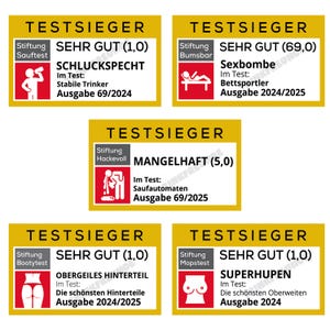 50x TESTSIEGER Malle Sticker Mallorca Sticker Party Sticker mallor Malle Accessoires Mallorca accessoires lustige Aufkleber party aufkleber