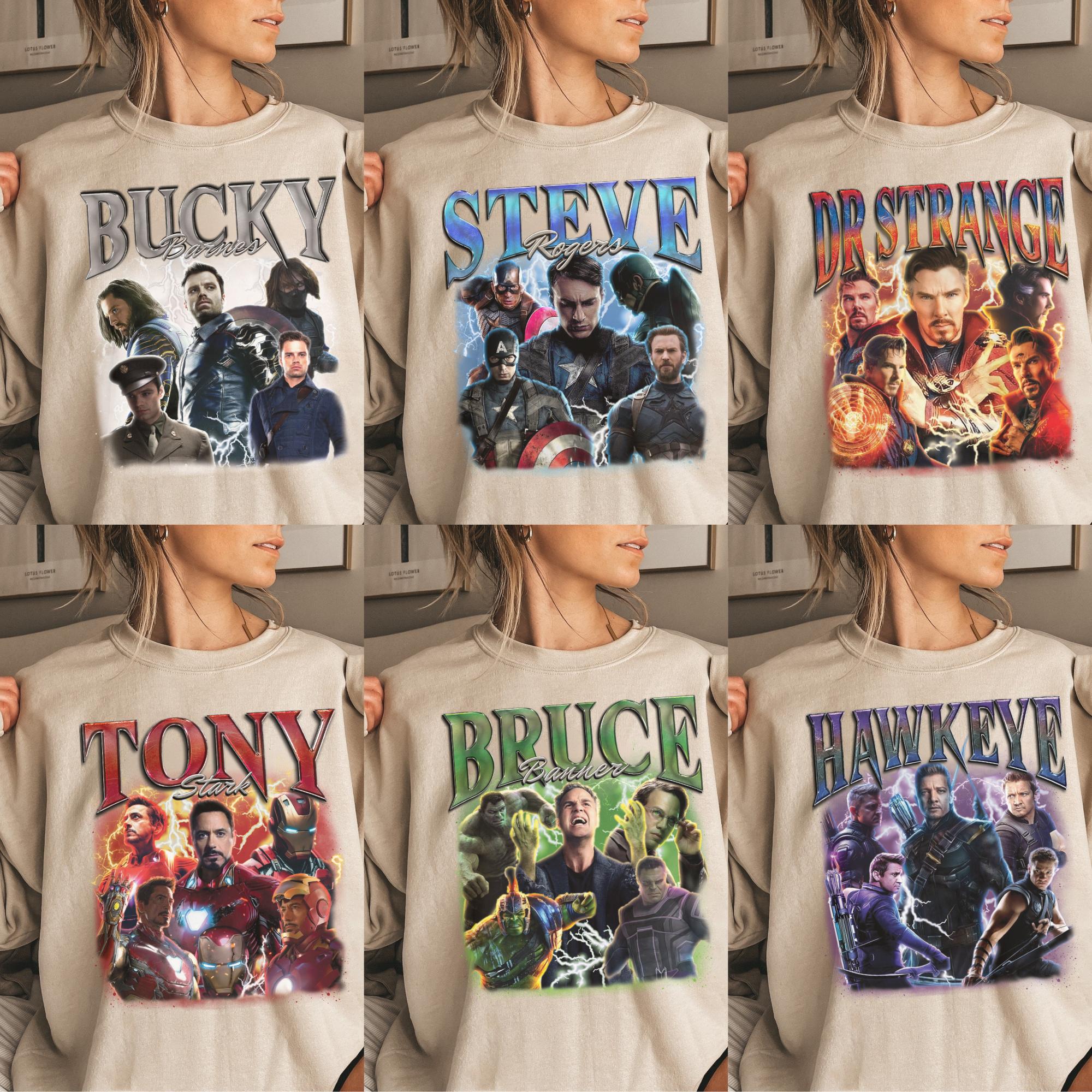 Vintage 90s Bootleg Superheros Squad Shirt, Retro Marvel Squad Shirt, Unisex Bootleg Tee, Avengers Assemble, Retro Hero Matching Family Tee