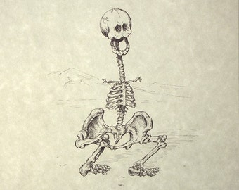 Shmoo-skeletafdruk 8 x 10