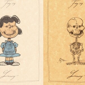 Lucy Skeleton Print 8x10 image 5