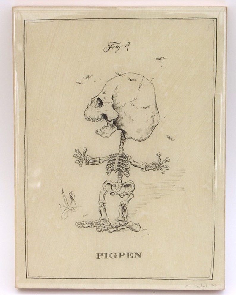 Pigpen Skeleton on Panel last one image 1