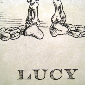 Lucy Skeleton Print 8x10 image 3