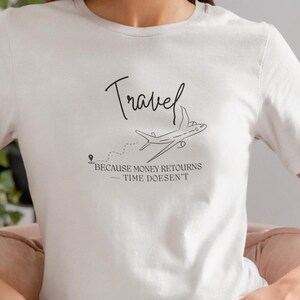 Travel shirt, travel T-shirt, camping T-shirt, wanderlust, vanlife shirt, outdoor adventure shirt, gift for globetrotters & travelers