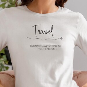 Travel shirt, travel T-shirt, camping T-shirt, wanderlust, vanlife shirt, outdoor adventure shirt, gift for globetrotters & travelers