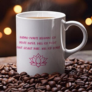 Funny mug with saying or motif. Funny ceramic mug for coffee, tea, gift idea for office, friends and family.