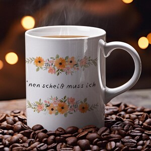 Funny mug with saying or motif. Funny ceramic mug for coffee, tea, gift idea for office, friends and family.