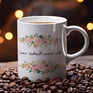 Funny mug with saying or motif. Funny ceramic mug for coffee, tea, gift idea for office, friends and family.