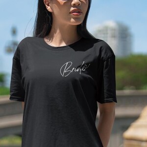 チーム花嫁シャツ 花嫁シャツ 独身女性Tシャツ 花嫁介添人Tシャツ 花嫁介添人ギフト 独身女性Tシャツ スクワッドシャツ