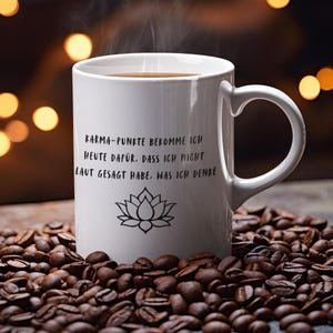 Funny mug with saying or motif. Funny ceramic mug for coffee, tea, gift idea for office, friends and family.