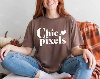 Comfort Colors Espresso Herbst Shirt Mockup, CC1717 Espresso Braun T-Shirt Mockup Herbst Model Mockup Comfort Colors Halloween Tshirt Mockup