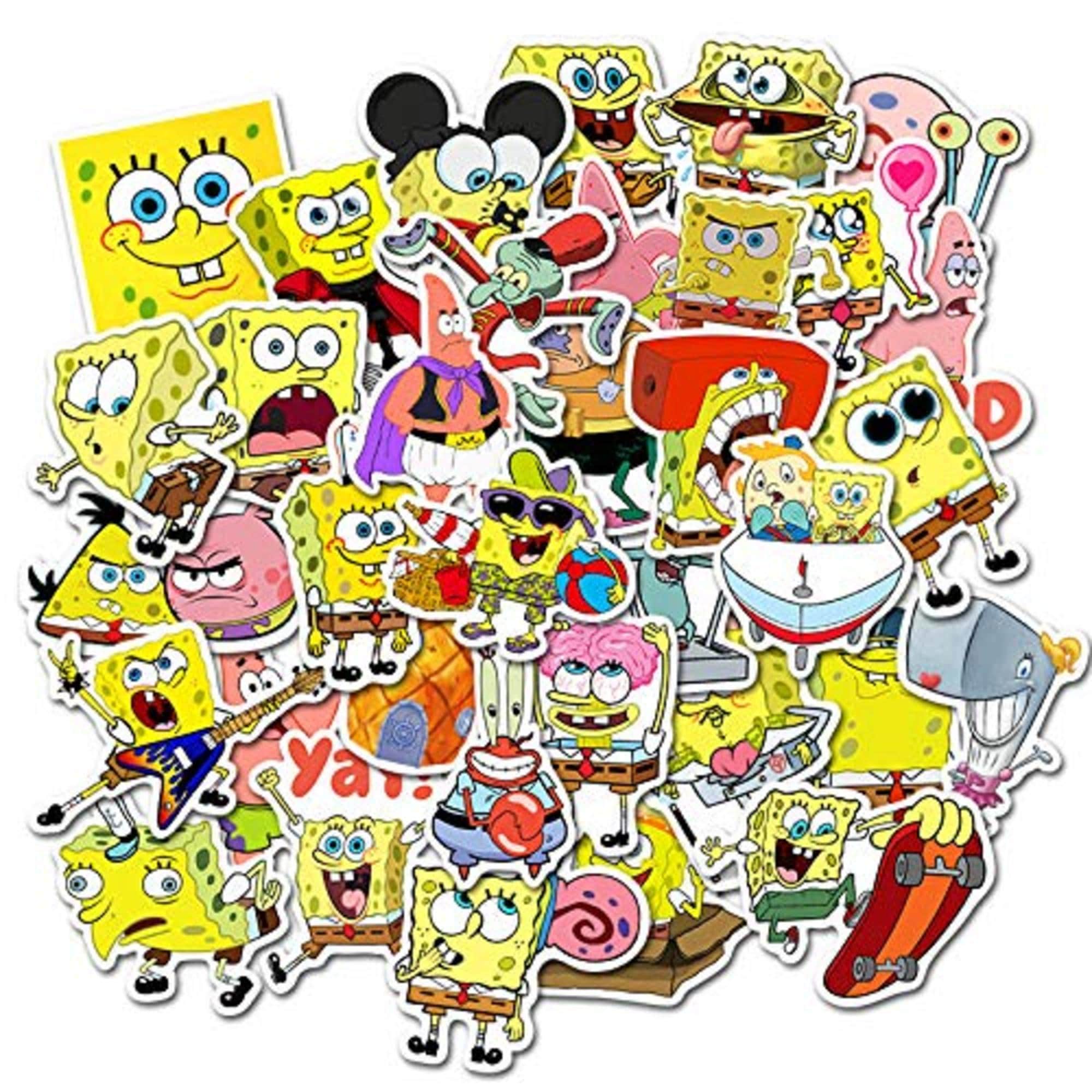Spongebob Rückenlehnenschutz Für Autositze – Bedruckt, Abwaschbar, Universell