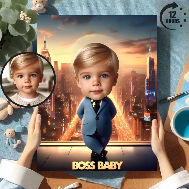 Boss Baby Backdrop - Etsy
