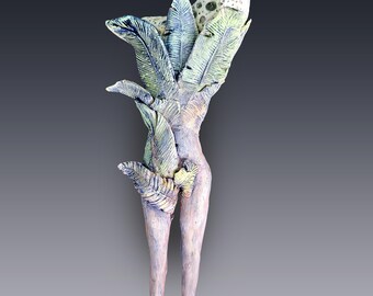 Moon Over Miami 3 ceramic sculpture by artist Victoria Rose Martin
