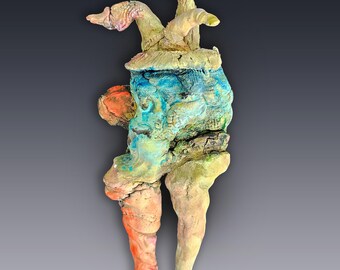 Weirdo ceramic sculpture by artist Victoria Rose Martin