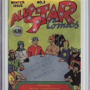All-Star Comics: Facsimile Edition #3 Foil Variant - CGC 9.8!