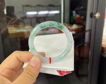 Natural Grade A Burma Jadeite bangle 51mm - Untreated - Certificated