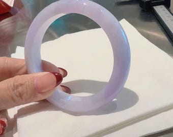 Natural Grade A Burma Jadeite bangle 52.6mm - Untreated - Certificated