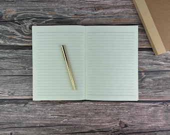 Refillable A5 Journal: Custom Notebook