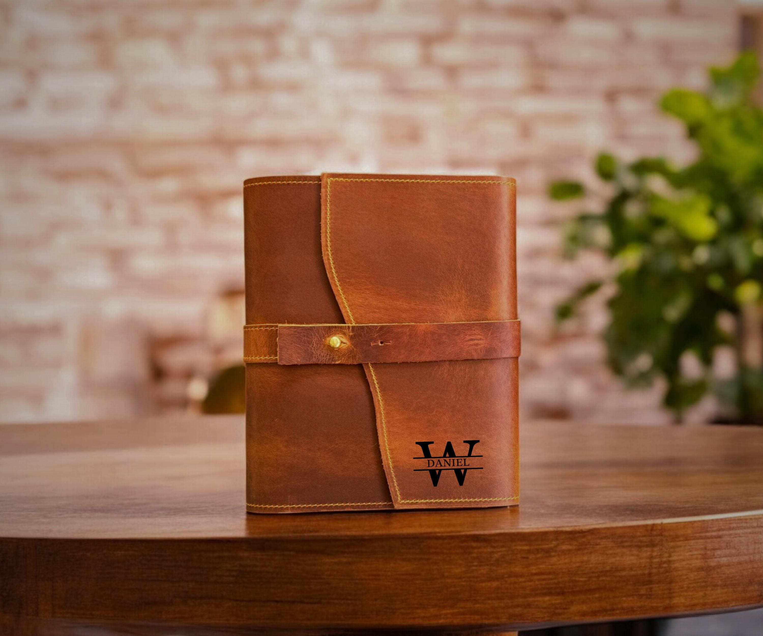 Custom Leather Journal  Notebook, Christmas Gift, Personalized Leather Journal, Anniversary Gift, Birthday Gift, Father’s Day Gift
