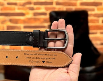 Personalized Leather, Gift For Husband, Valentine's Day, Gift for Him, Custom Engraved Belt For Men, Father’s Day Gift, Anniversary Gift,