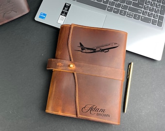 Personalized Leather A5 Journal, Custom Refillable Notebook Cover, Anniversary Gift, Travel Diary, Handmade Gift, Executive, Business Gift