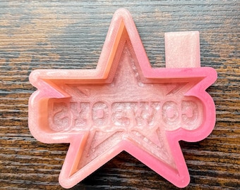Cowboys car freshie silicon mold