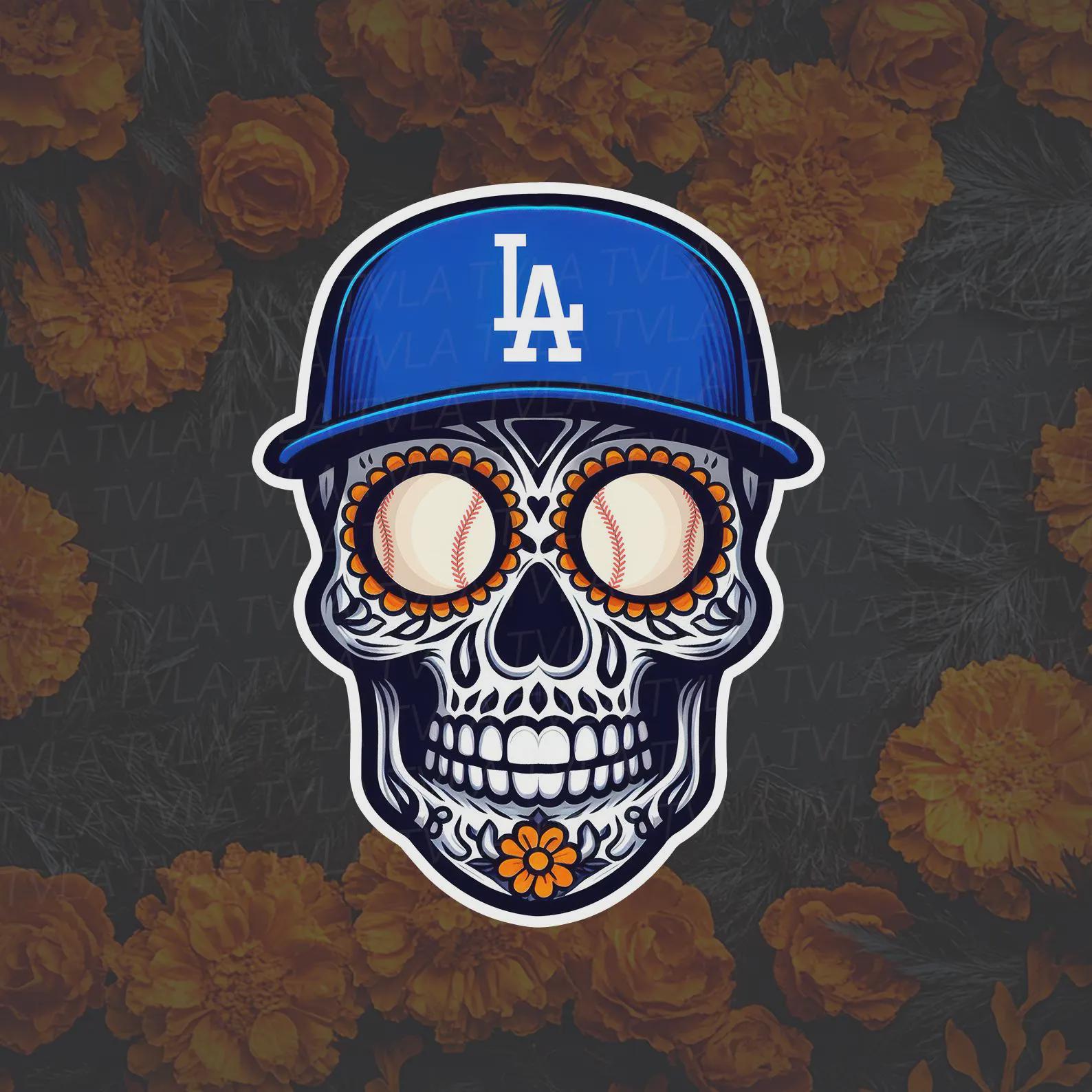 【希少】ドジャース Dia De Los Muertos シュガースカル Los Angeles Dodgers Dia De Los Muertos Sugar Skull