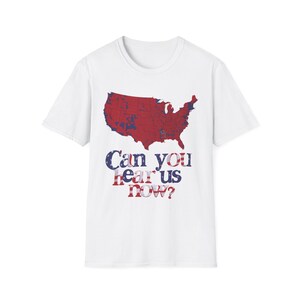 Kannst du uns jetzt hören? Wahl-Karte 2024 T-Shirt.
