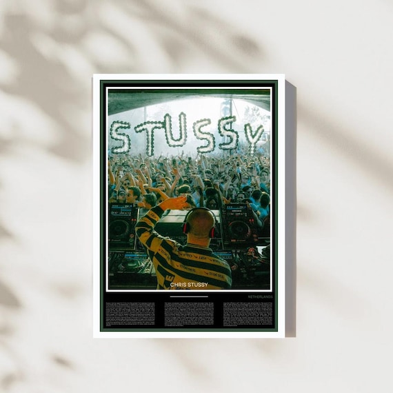Chris Stussy DJ Print/poster - Etsy
