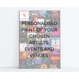 Stampa/poster DJ personalizzato