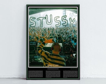 Chris Stussy DJ Print/poster - Etsy