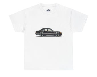Camiseta unisex de algodón grueso Mercedes negra, regalo para amantes de los coches, camiseta para entusiastas de los vehículos, ropa automotriz, camiseta de coches clásicos, camiseta de coches clásicos