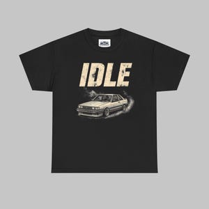 Camiseta JDM para coches, camiseta Idle Car Culture, regalo para entusiastas de los coches japoneses, camiseta Stance para coches, regalo para amantes de los coches imagen 5
