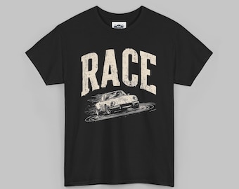 Camiseta de carreras vintage, camiseta clásica de drifting con coches deportivos - Camiseta de carreras, regalo para amantes de los coches retro, camiseta para entusiastas de las carreras, camiseta de coches vintage