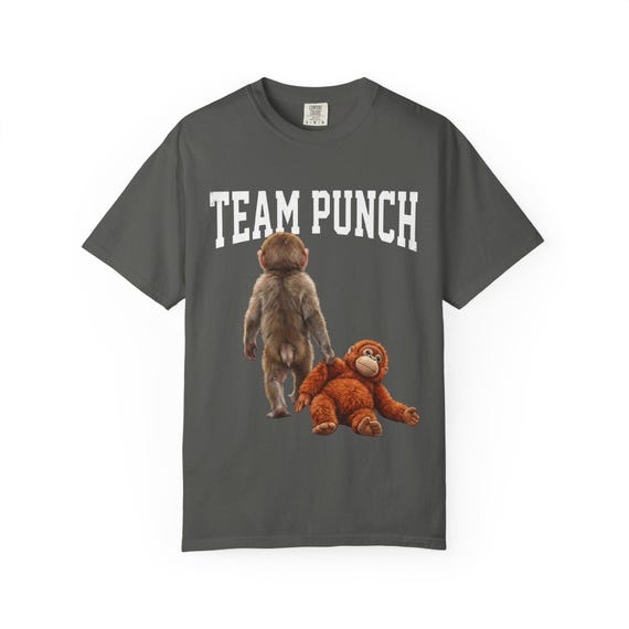 Team Punch Viral Monkey Shirt |  Baby Monkey Punch Shirt Tee, Viral Baby Monkey Meme