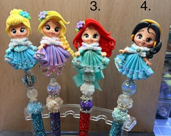 Kundenspezifische Winter Prinzessin Clay-Puppenstifte