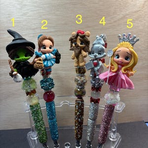 One of a kind Wizard of Oz Clay Doll Pens