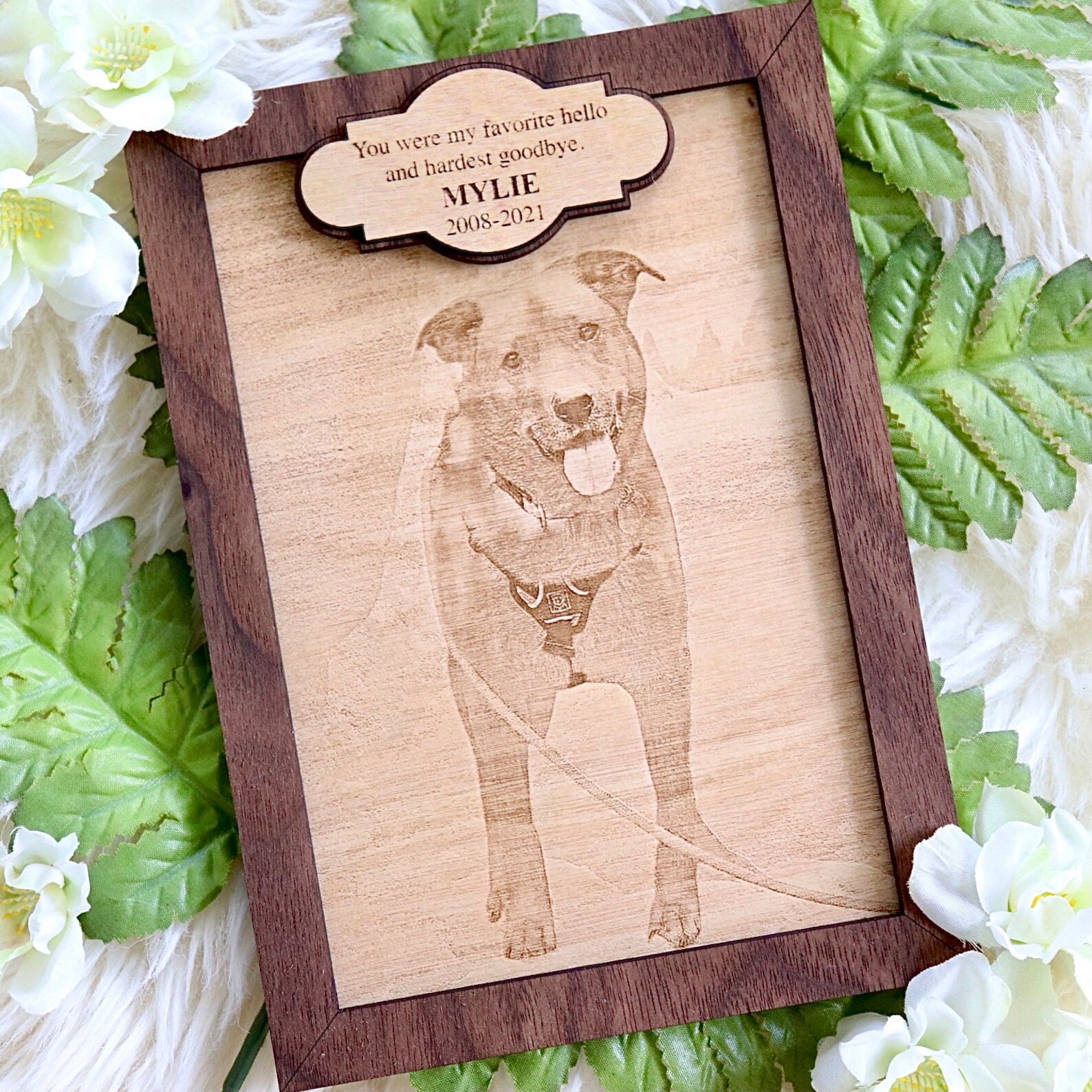 DIGITAL DOWNLOAD Memorial Photo Engrave Frame Plaque Etsy