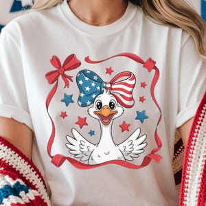 Happy 4th Of July Ducks Shirt, Independence Day Tee, American Goose Sweatshirt, Patriotic USA Flag T-Shirt, Funny Fourth Of July Duck Shirt