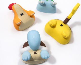 Imanes de Pokémon Poke-Butt / Lindos imanes de Pokémon para el refrigerador / Divertido regalo coleccionable para fanáticos