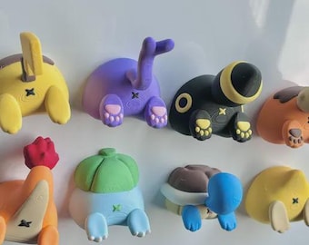 Pokemon Poke-Butt Magnets | Cute Pokémon Fridge Magnets | Fun Collectible Gift for Fans