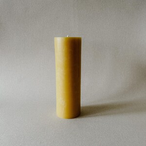 3&quot;x9&quot; Pure Beeswax Pillar Candle