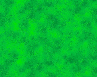 Kelly Green Cotton Fabric: QT Fabrics Tonal Texture Quilting Material Rapture