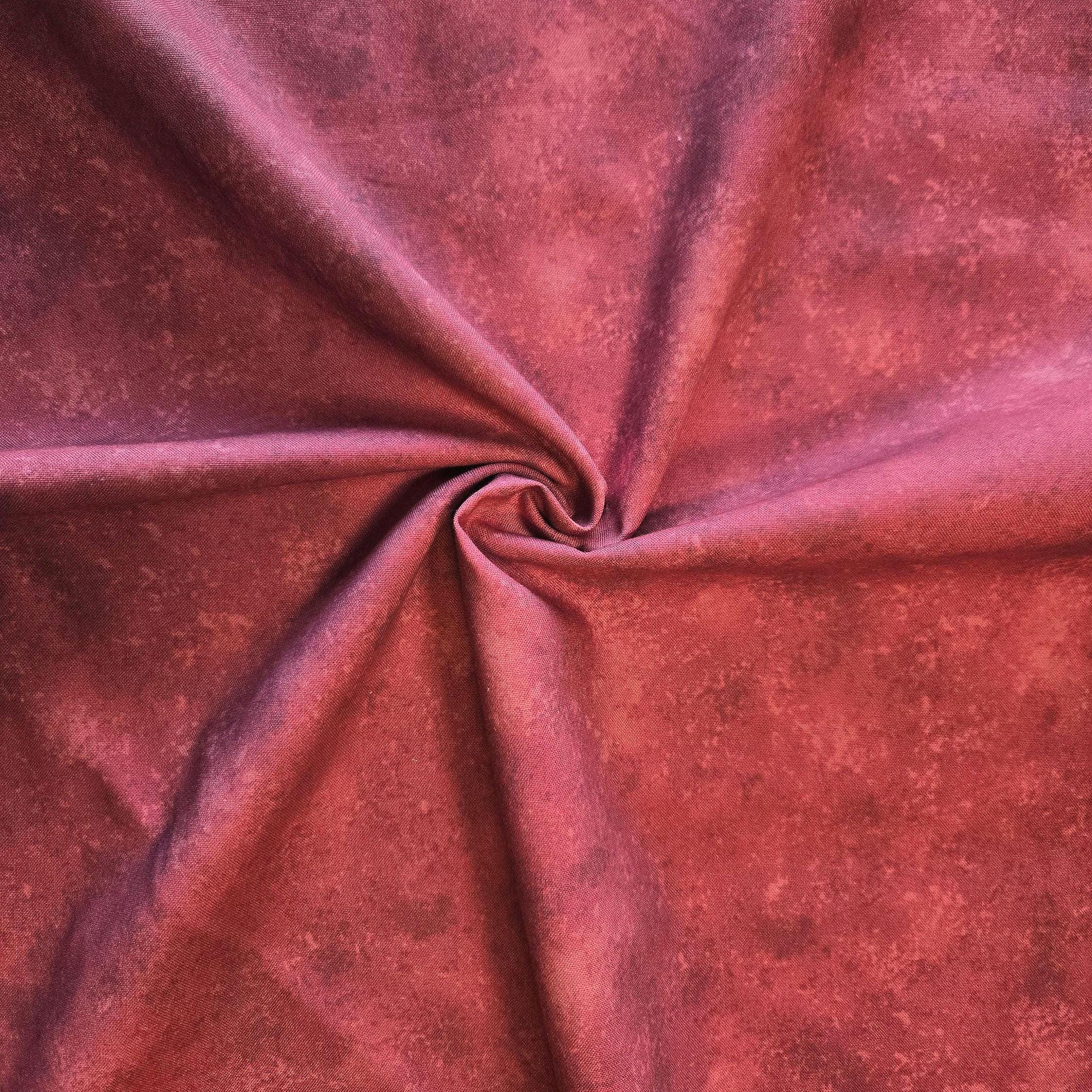 Ruby Red Cotton Fabric: Tonal Texture Quilting Material Rapture - Etsy