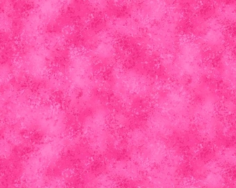 Bubblegum Pink Cotton Fabric: QT Fabrics Rapture, Background Blender Quilting Material