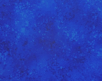 Royal Blue Cotton Fabric: Tonal Texture Blender Quilting Fabric