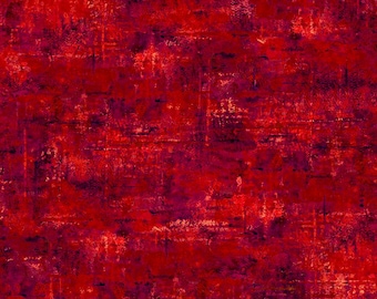 Red Brick Quilting Cotton Fabric: QT Fabrics Vibe Modern Print Sewing Soft Blender Material