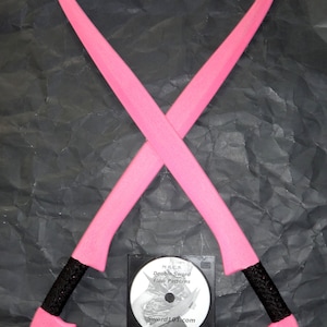 Philippines Polypropylene Escrima Swords Pink Pinuti Training Swords Double Sword Replica Techniques DVD Manually Operated Sporting Goods