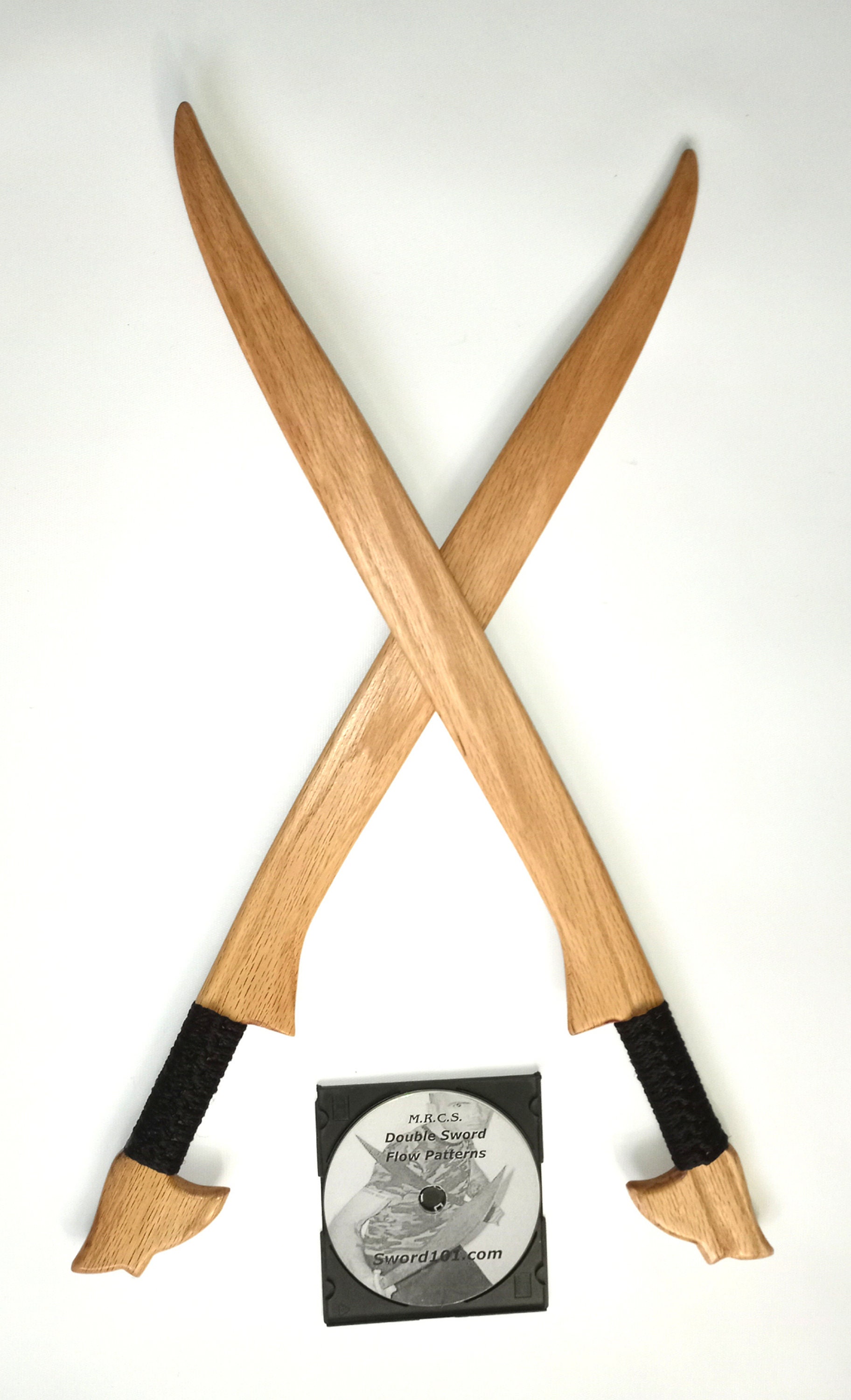 Kali Philippines Swords Red Arnis Pinuti Wooden Escrima Training Replica Sword DVD Manually