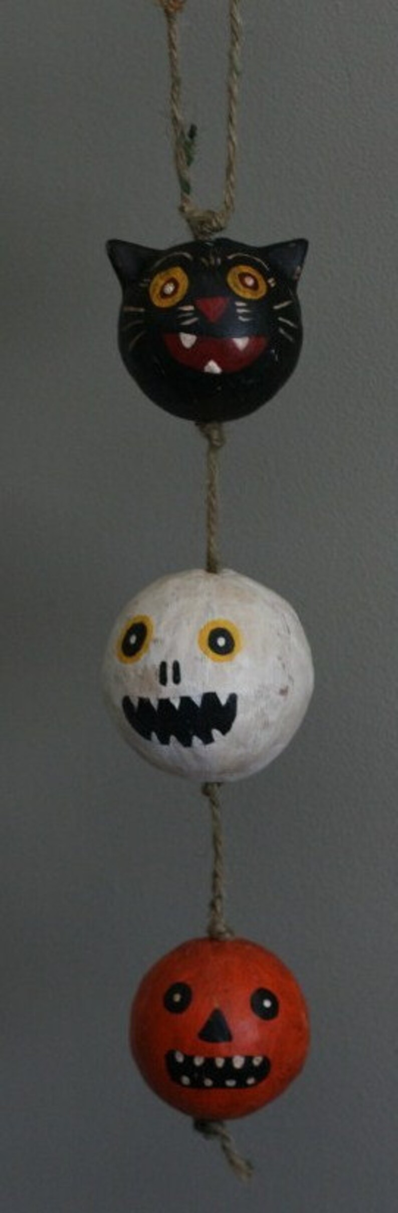 Halloween Folk Art Wall Hanging Etsy